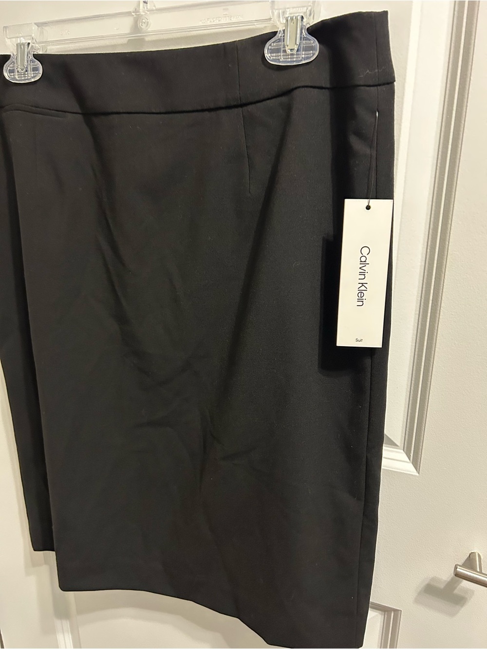 Calvin Klein Black Pencil Skirt with Tag